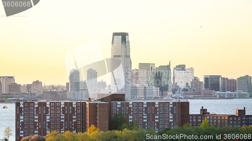 Image of Jersey City and Governors Island