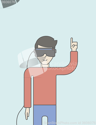 Image of Virtual relaity headset.