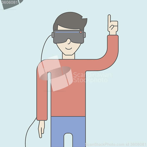 Image of Virtual relaity headset.