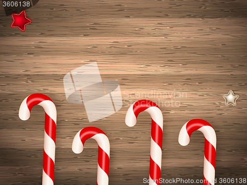 Image of Candy canes. EPS 10