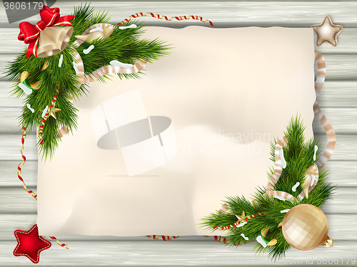 Image of Christmas card. EPS 10