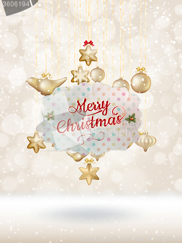 Image of Christmas balls. EPS 10