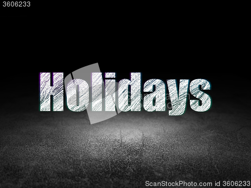 Image of Entertainment, concept: Holidays in grunge dark room