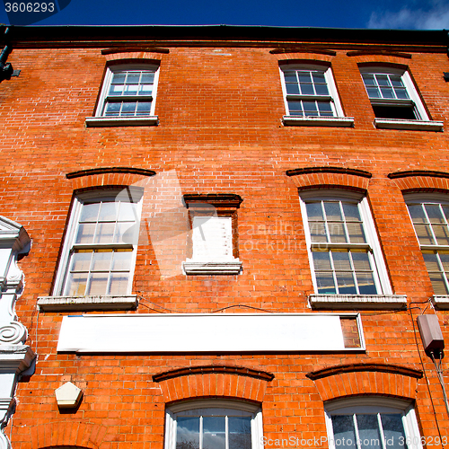 Image of old architecture in england london europe wall and history