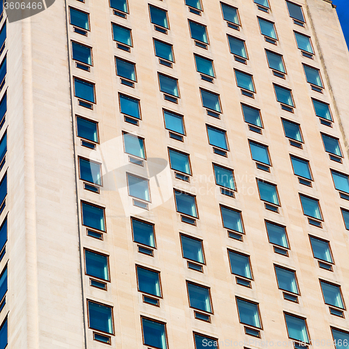Image of windows in the city of london home and office   skyscraper  buil
