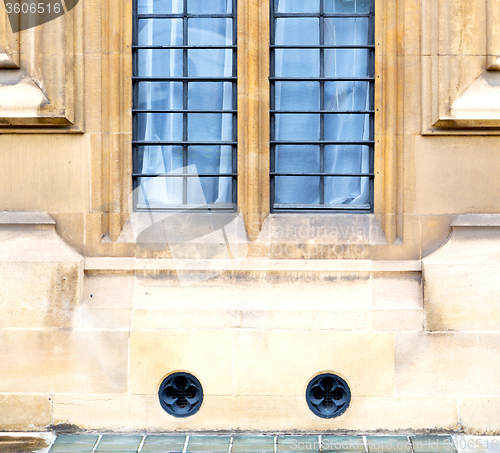 Image of old in london  historical    parliament glass  window    structu