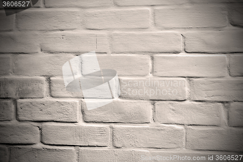 Image of in london abstract    texture of a ancien wall and ruined brick