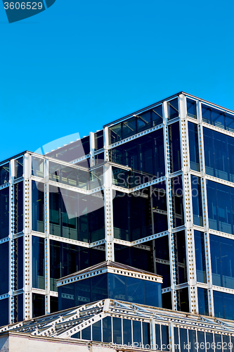 Image of windows in the city of london    skyscraper  building