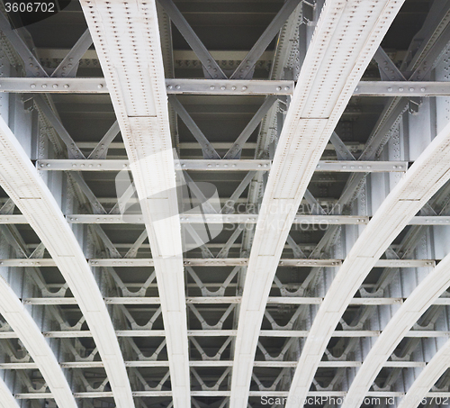 Image of abstract metal in englan london railing steel and background