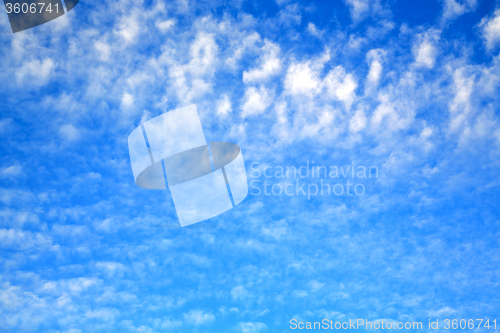 Image of in the blue sky white soft clouds and abstract  