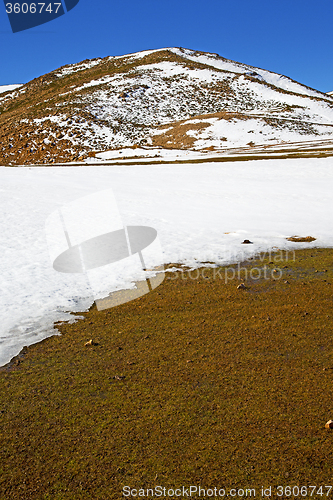 Image of hill in   africa morocco the   isolated 