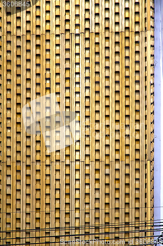 Image of  abstract   temple    the metal green  shadow  window