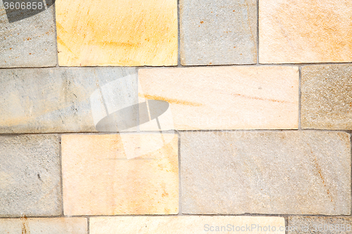 Image of  cracked  step   brick in  italy  and texture material  