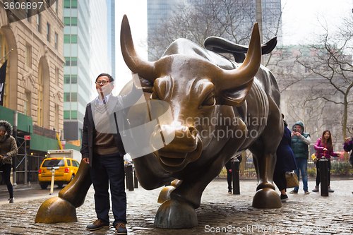 Image of Charging Bull in Lower Manhattan, NY.