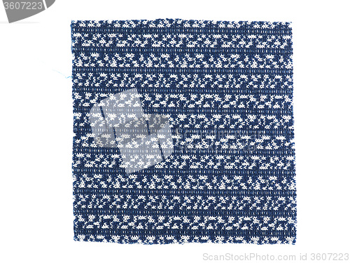 Image of Blue fabric sample