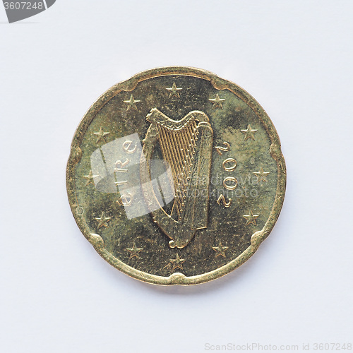 Image of Irish 20 cent coin