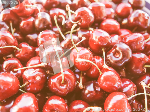 Image of Retro looking Cherry fruit