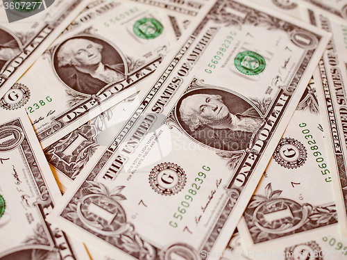 Image of Retro look Dollar notes 1 Dollar