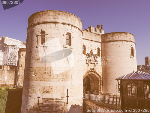 Image of Retro looking Tower of London