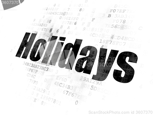 Image of Entertainment, concept: Holidays on Digital background
