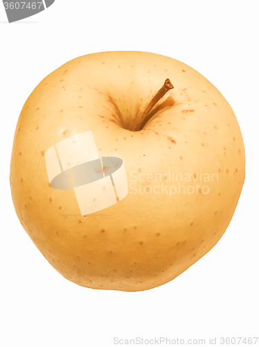 Image of Retro looking Apple fruit