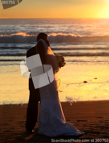 Image of Wedding at sunset