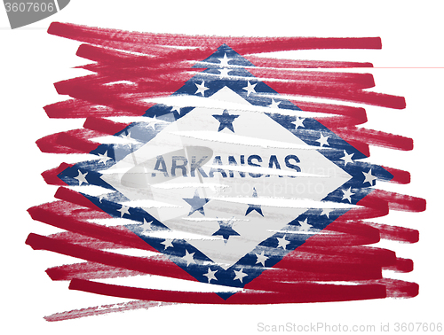 Image of Flag illustration - Arkansas