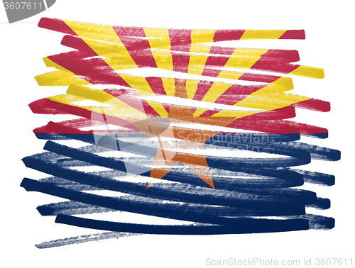 Image of Flag illustration - Arizona