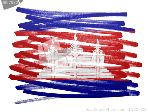 Image of Flag illustration - Cambodia