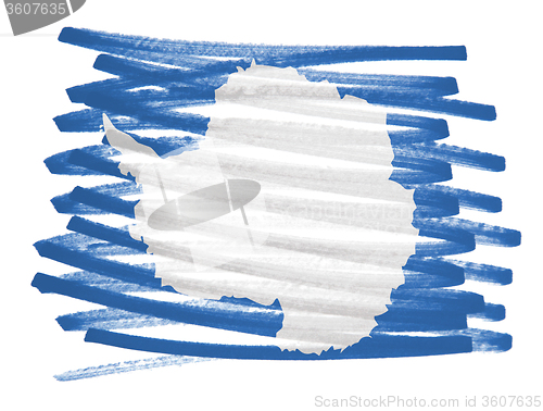 Image of Flag illustration - Antarctica