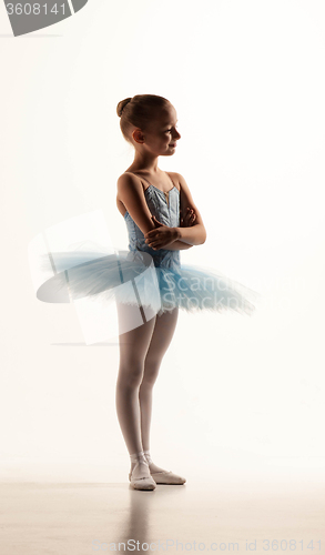 Image of  little ballet girl in tutu 