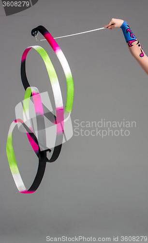 Image of The gymnastics ribbon