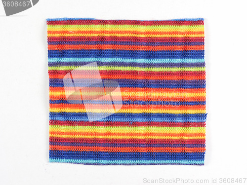 Image of Multicoloured fabric sample
