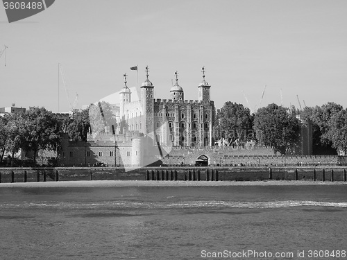 Image of Black and white Tower of London