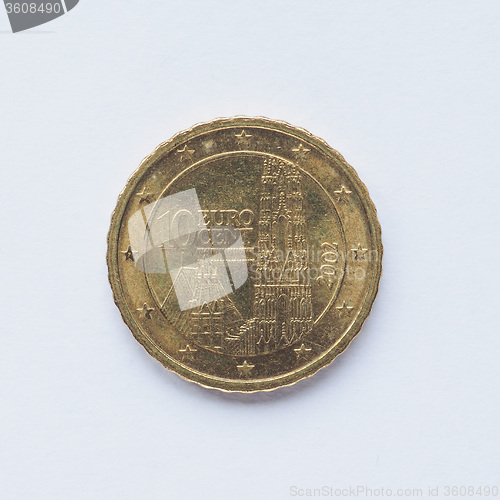 Image of Austrian 10 cent coin