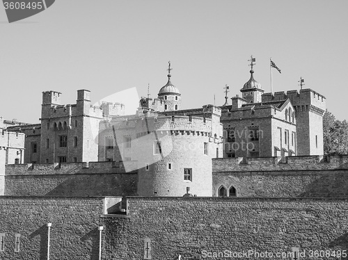 Image of Black and white Tower of London