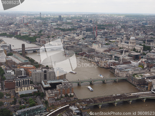 Image of Aerial view of London