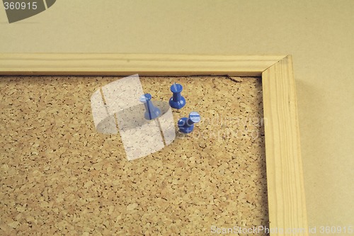 Image of cork-board and pins