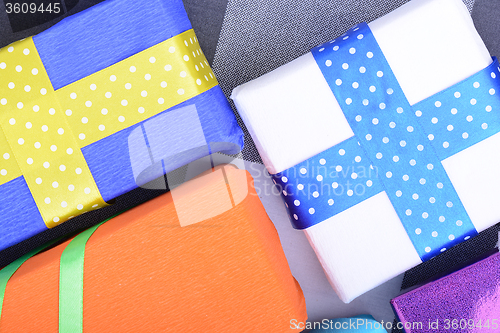 Image of holiday gift boxes collection