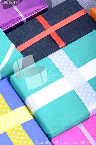 Image of holiday gift boxes collection