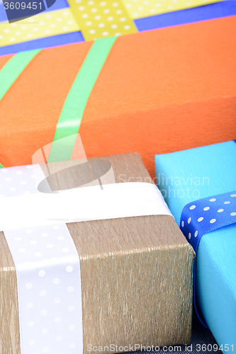 Image of holiday gift boxes collection