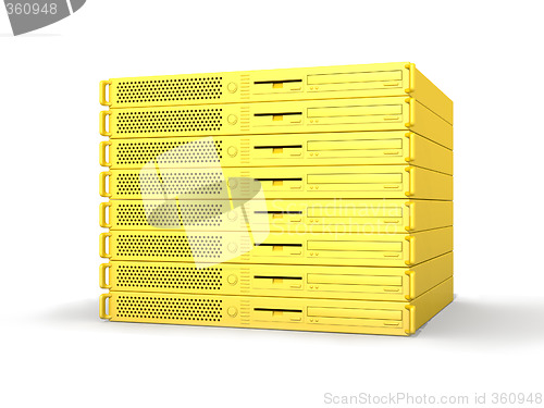 Image of Golden 19inch Server