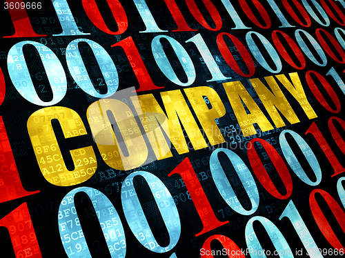 Image of Finance concept: Company on Digital background