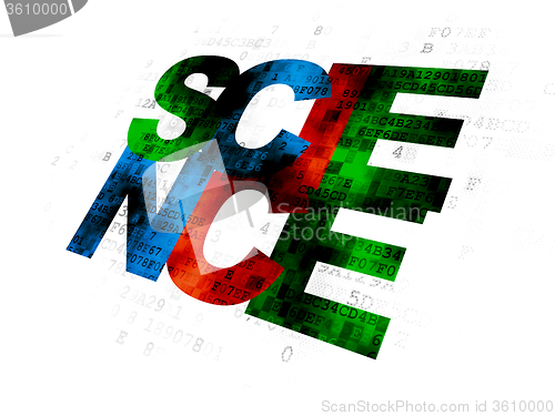 Image of Science concept: Science on Digital background