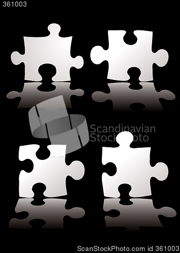 Image of puzzle shadow