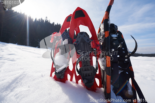 Image of winter snowshoes