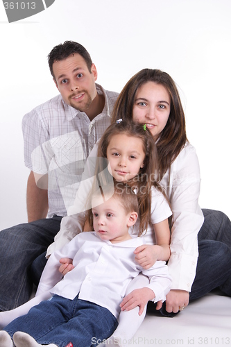Image of family of four