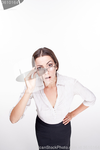 Image of picture of a beautiful business woman
