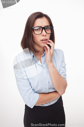 Image of picture of a beautiful business woman