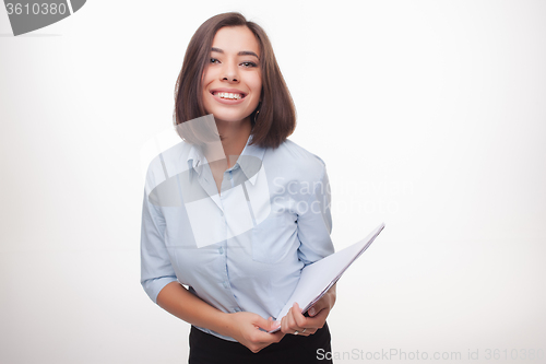 Image of picture of a beautiful business woman